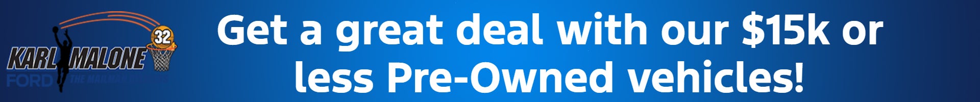 Less than $15k pre-owned